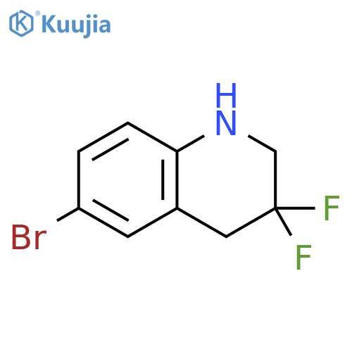 6-Bromo-3,3-difluoro-1,2,3,4-tetrahydroquinoline structure