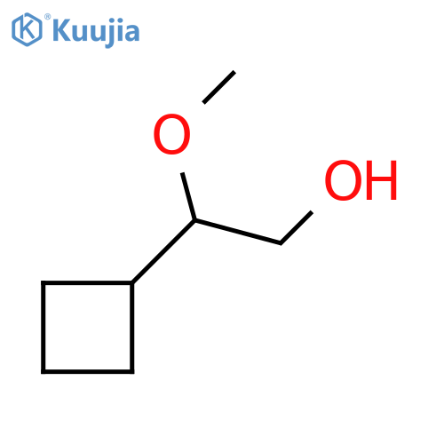 2-Cyclobutyl-2-methoxyethan-1-ol structure