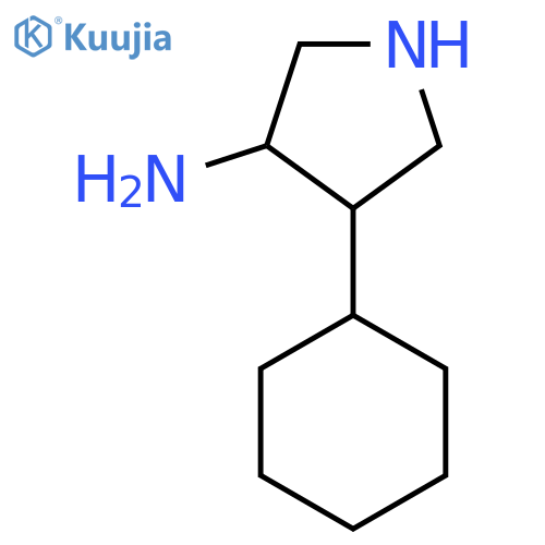 4-Cyclohexylpyrrolidin-3-amine structure