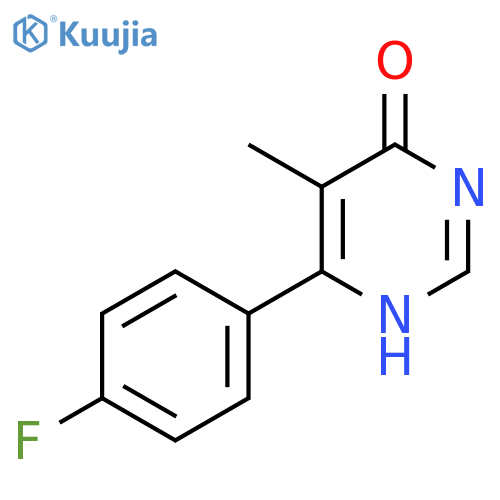 4(1H)-Pyrimidinone, 6-(4-fluorophenyl)-5-methyl- structure