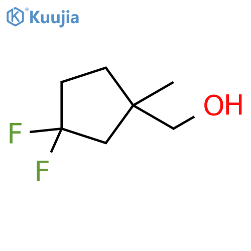 (3,3-difluoro-1-methylcyclopentyl)methanol structure