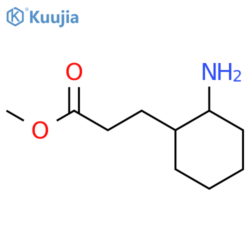 methyl 3-(2-aminocyclohexyl)propanoate structure
