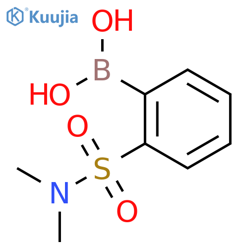 2-(N,N-dimethylsulphamoyl)benzeneboronic acid structure
