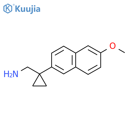 1-(6-methoxynaphthalen-2-yl)cyclopropylmethanamine structure
