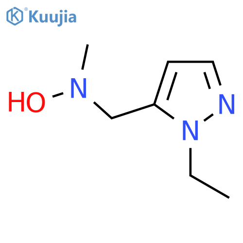 n-[(1-Ethyl-1h-pyrazol-5-yl)methyl]-n-methylhydroxylamine structure