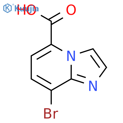 8-Bromoimidazo[1,2-a]pyridine-5-carboxylic acid structure