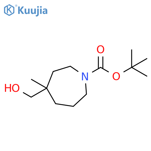 Tert-Butyl 4-(Hydroxymethyl)-4-Methylazepane-1-Carboxylate structure