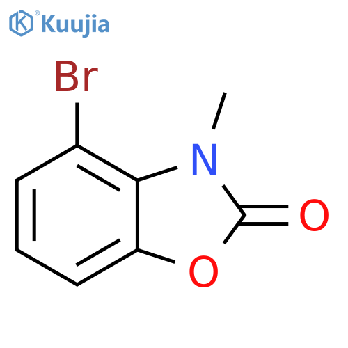 4-bromo-3-methyl-1,3-benzoxazol-2-one structure