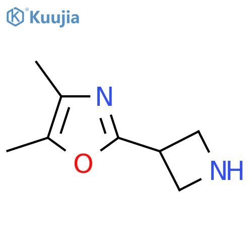 2-(azetidin-3-yl)-4,5-dimethyl-1,3-oxazole structure