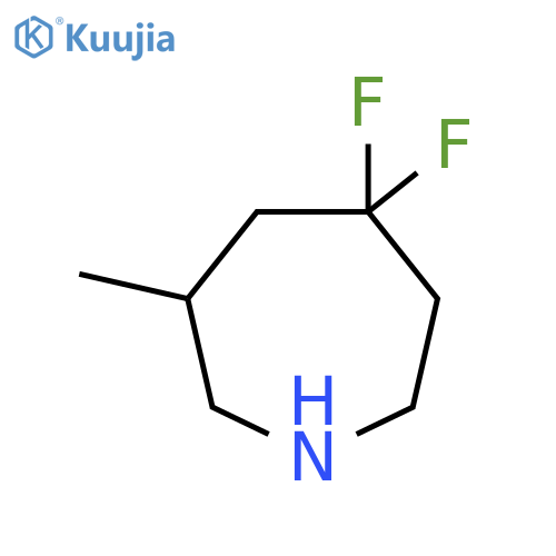 5,5-Difluoro-3-methylazepane structure