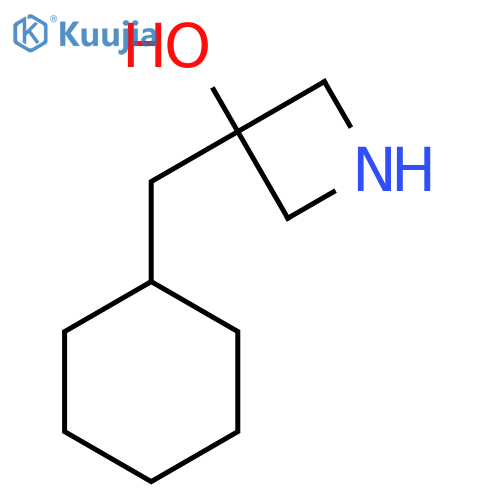 3-(cyclohexylmethyl)azetidin-3-ol structure