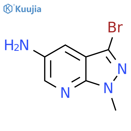 3-Bromo-1-methyl-1H-pyrazolo[3,4-b]pyridin-5-amine structure