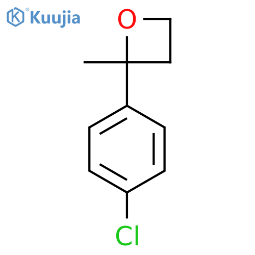 2-(4-chlorophenyl)-2-methyloxetane structure