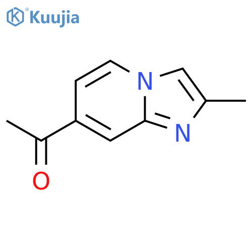1-(2-Methylimidazo[1,2-a]pyridin-7-yl)ethan-1-one structure