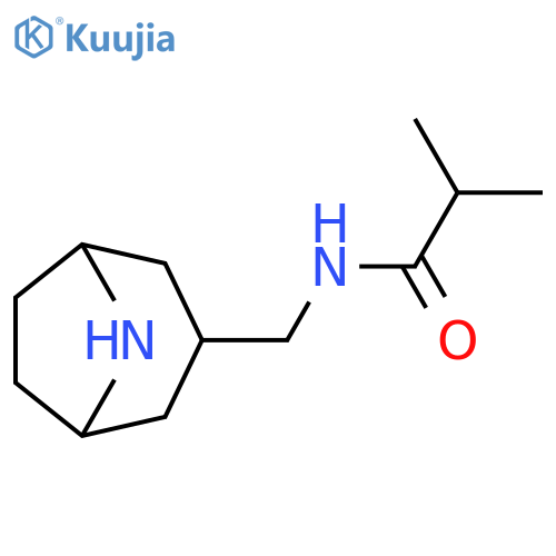 Propanamide, N-(8-azabicyclo[3.2.1]oct-3-ylmethyl)-2-methyl- structure