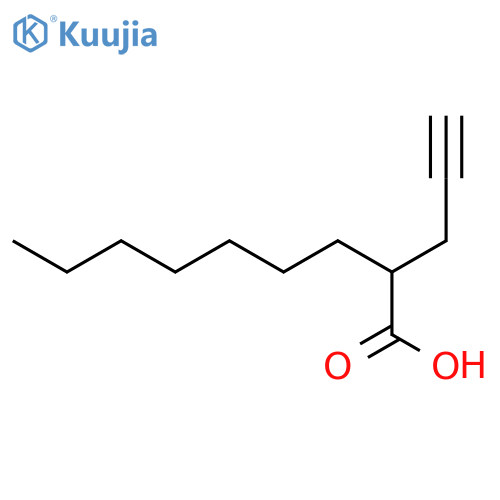 Nonanoic acid, 2-(2-propynyl)- structure