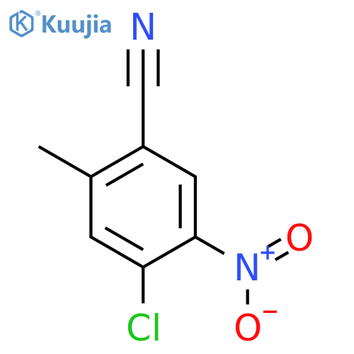 4-Chloro-2-methyl-5-nitrobenzonitrile structure