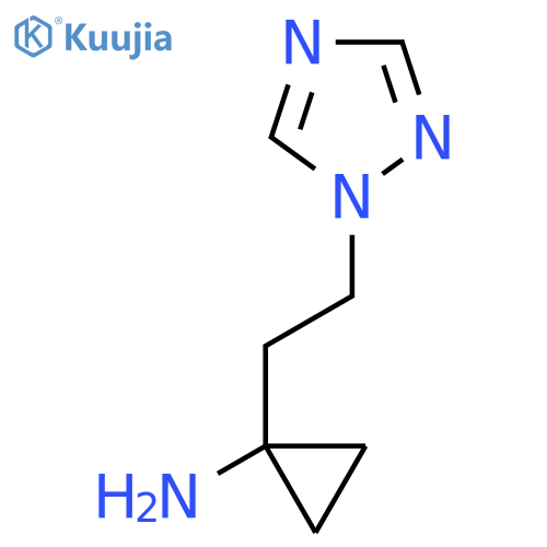 1-[2-(1h-1,2,4-Triazol-1-yl)ethyl]cyclopropan-1-amine structure