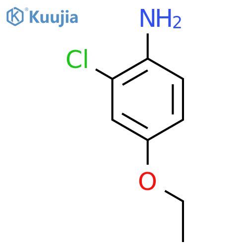 Benzenamine, 2-chloro-4-ethoxy- structure