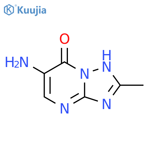 6-Amino-2-methyl-[1,2,4]triazolo[1,5-A]pyrimidin-7(1H)-one structure