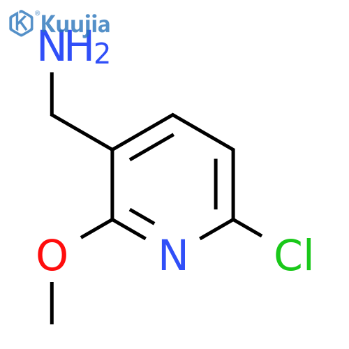(6-Chloro-2-methoxypyridin-3-yl)methanamine structure