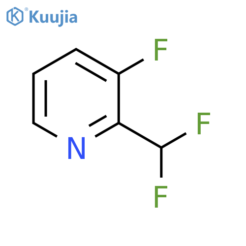 2-(Difluoromethyl)-3-fluoropyridine structure