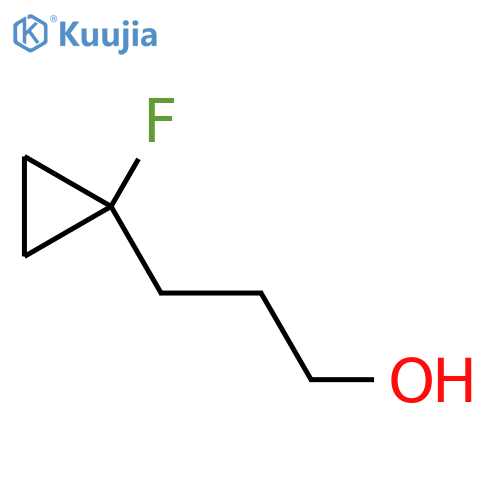 3-(1-Fluorocyclopropyl)propan-1-ol structure