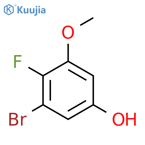 3-Bromo-4-fluoro-5-methoxyphenol structure