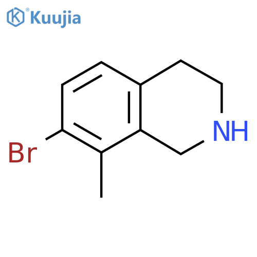 7-Bromo-8-methyl-1,2,3,4-tetrahydroisoquinoline structure
