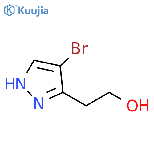 2-(4-bromo-1H-pyrazol-5-yl)ethan-1-ol structure