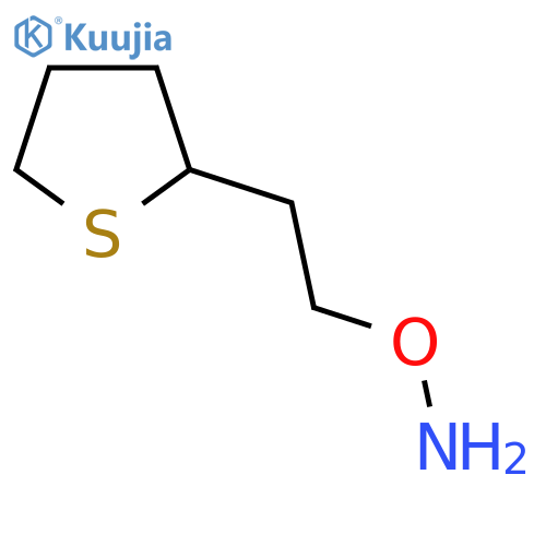 O-2-(thiolan-2-yl)ethylhydroxylamine structure