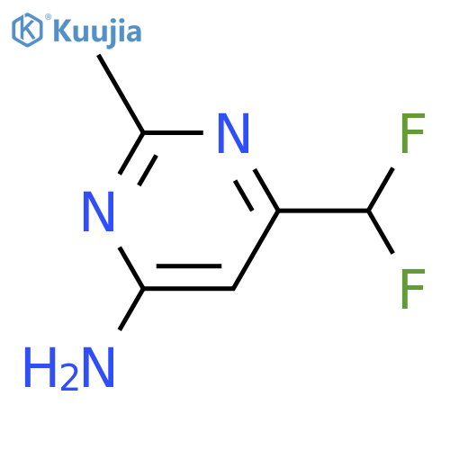 6-(Difluoromethyl)-2-methylpyrimidin-4-amine structure