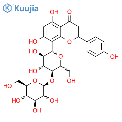 Vitexin-4''-O-glucoside structure