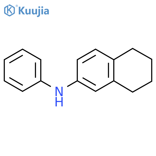 N-Phenyl-5,6,7,8-tetrahydronaphthalen-2-amine structure