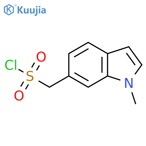 (1-methyl-1H-indol-6-yl)methanesulfonyl chloride structure