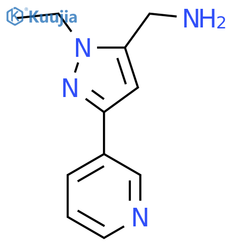 (1-ethyl-3-(pyridin-3-yl)-1H-pyrazol-5-yl)methanamine structure