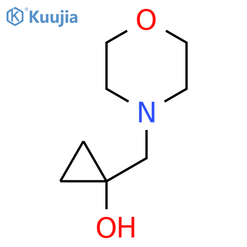 1-[(Morpholin-4-yl)methyl]cyclopropan-1-ol structure