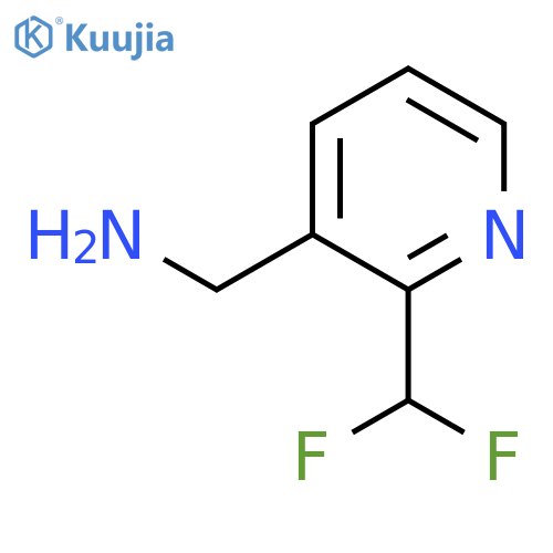 (2-(Difluoromethyl)pyridin-3-yl)methanamine structure