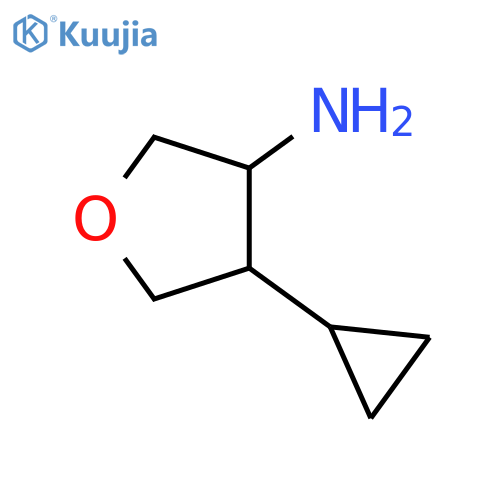 3-Furanamine, 4-cyclopropyltetrahydro- structure