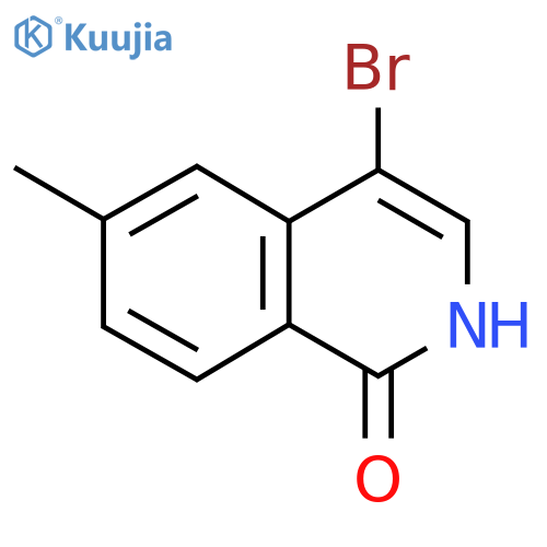 4-Bromo-6-methyl-1,2-dihydroisoquinolin-1-one structure