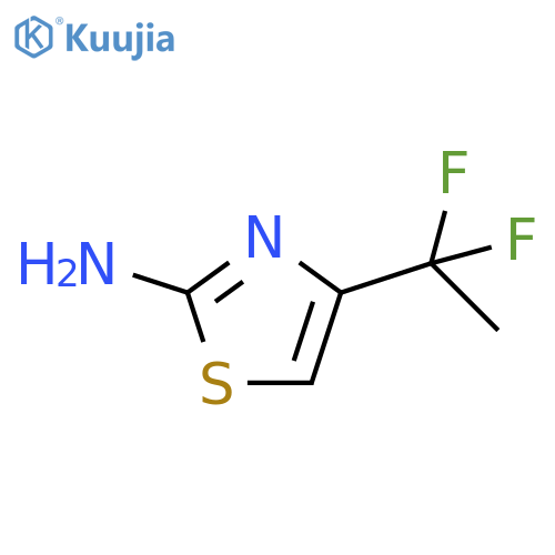 4-(1,1-difluoroethyl)-1,3-thiazol-2-amine structure