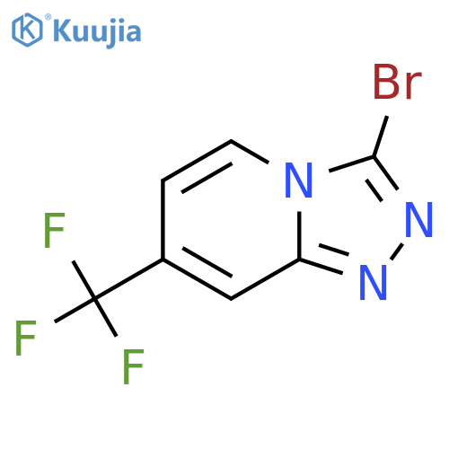 3-Bromo-7-(trifluoromethyl)-[1,2,4]triazolo[4,3-a]pyridine structure