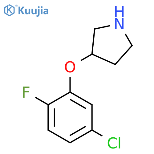3-(5-Chloro-2-fluorophenoxy)pyrrolidine structure