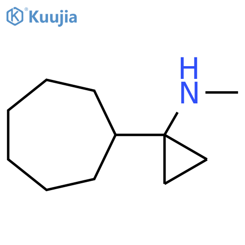 1-cycloheptyl-N-methylcyclopropan-1-amine structure