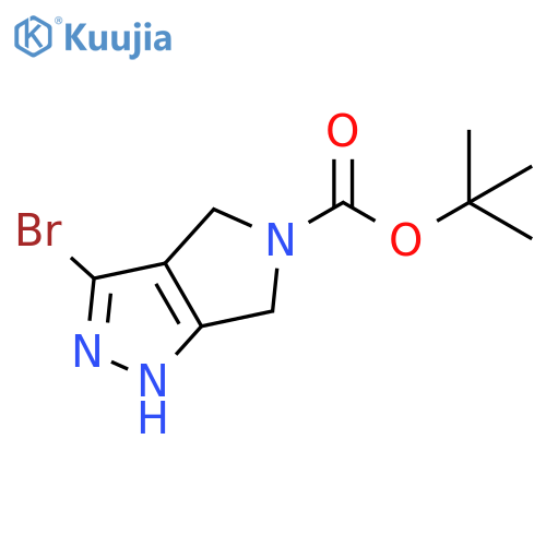 tert-Butyl 3-bromo-4,6-dihydropyrrolo[3,4-c]pyrazole-5(1H)-carboxylate structure