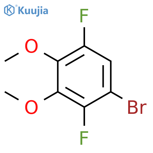 Benzene, 1-bromo-2,5-difluoro-3,4-dimethoxy- structure