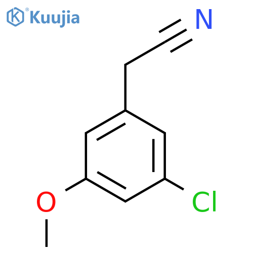 2-(3-chloro-5-methoxyphenyl)acetonitrile structure