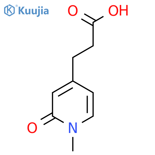 3-(1-Methyl-2-oxo-1,2-dihydropyridin-4-yl)propanoic acid structure