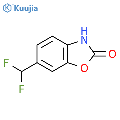 6-(Difluoromethyl)-2-hydroxybenzo[d]oxazole structure