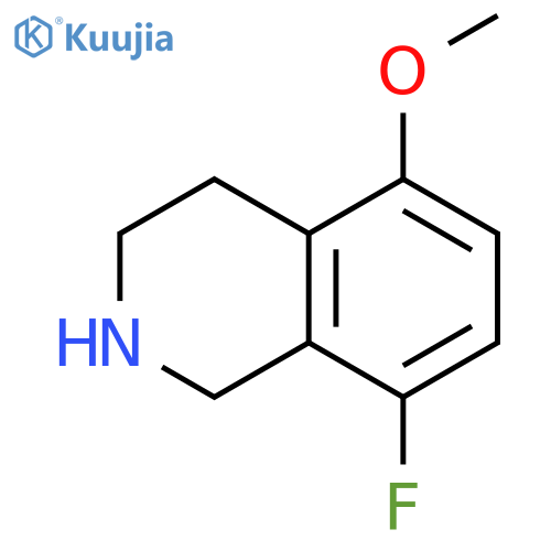 8-fluoro-5-methoxy-1,2,3,4-tetrahydroisoquinoline structure